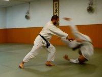 Ushiro royote mochi hiji ate kokyu nage ichi
