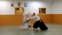 Jiyu waza: yokomen uchi juji nage